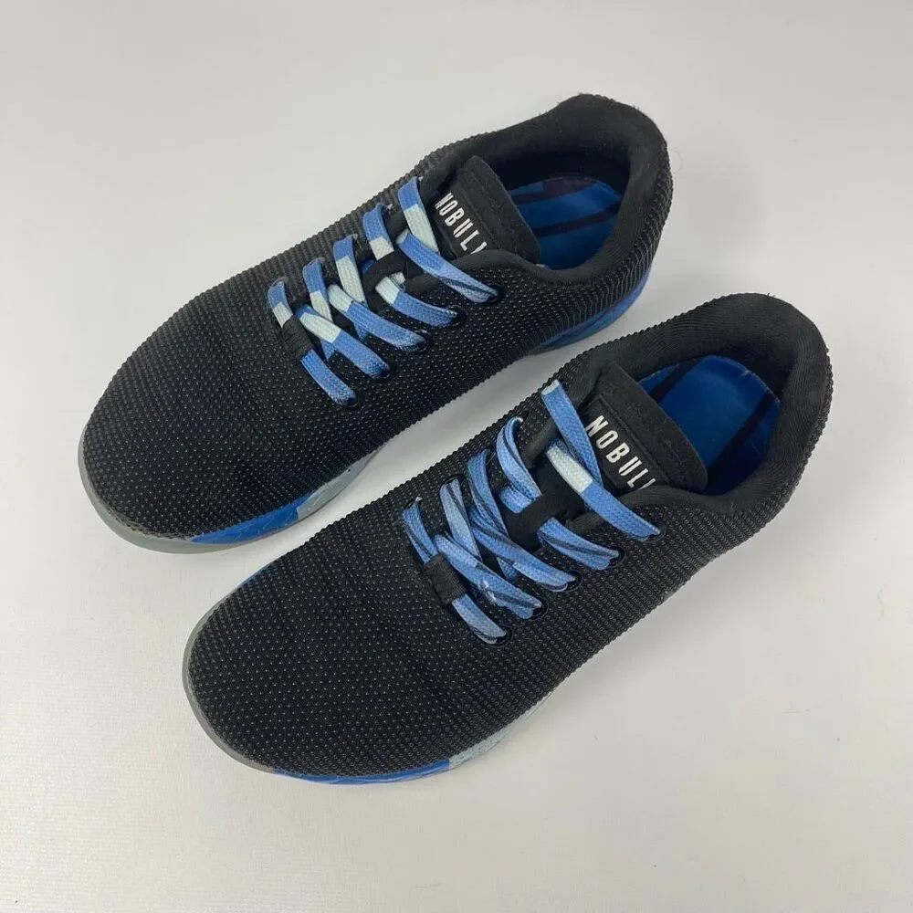 NOBULL Nobull Trainers Cross Strength Training Shoes Black Blue Women’s Size 8